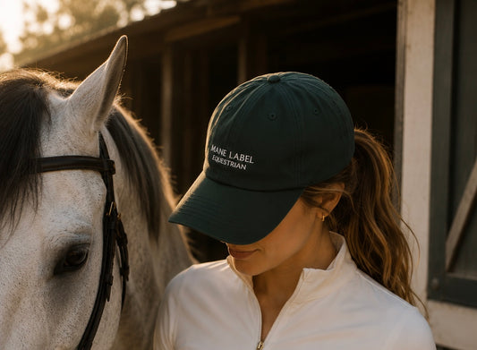 Mane Label Equestrian baseball cap