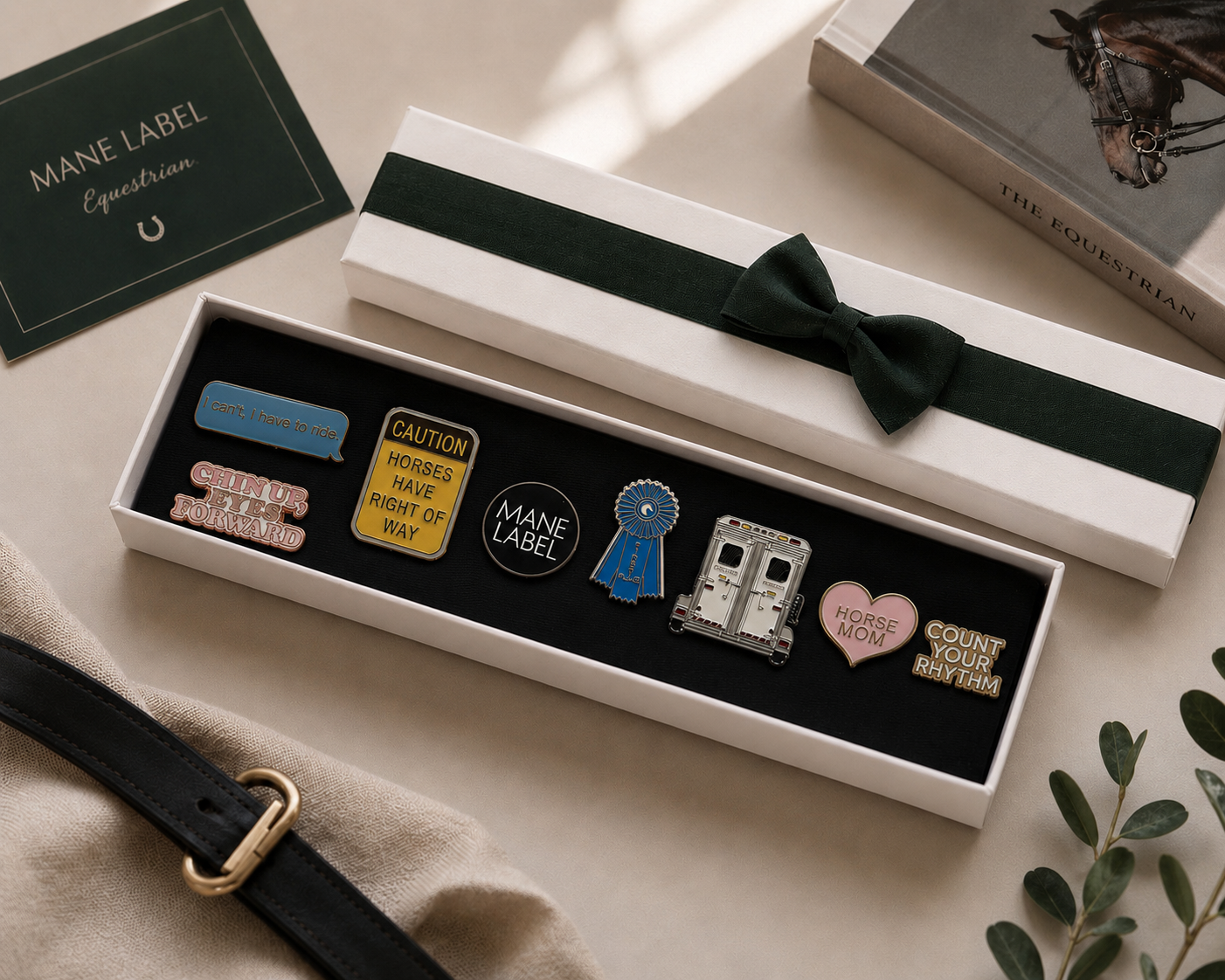 Mane Label Equestrian Pin Gift Set